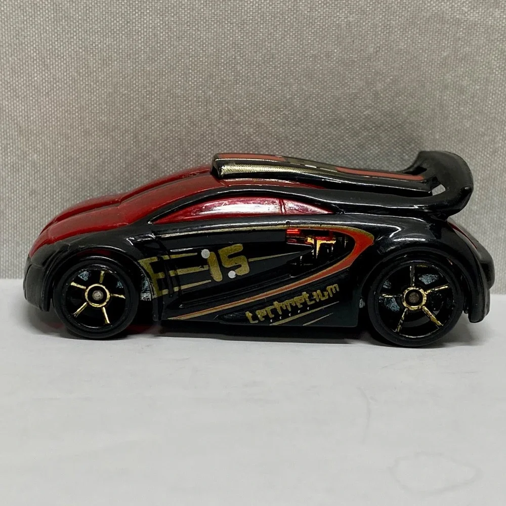 Hot Wheels AcceleRacers Technetium Black Red 1/64 Die-cast HW Car Rare GUC